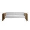 Lisola Sofa White Khaki