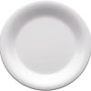 B317 Melamine 7.5″Round Plate White 190.5x19.5mm