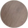 Acacia Round Melamine Dining Table, 33 cm Diameter, Brown